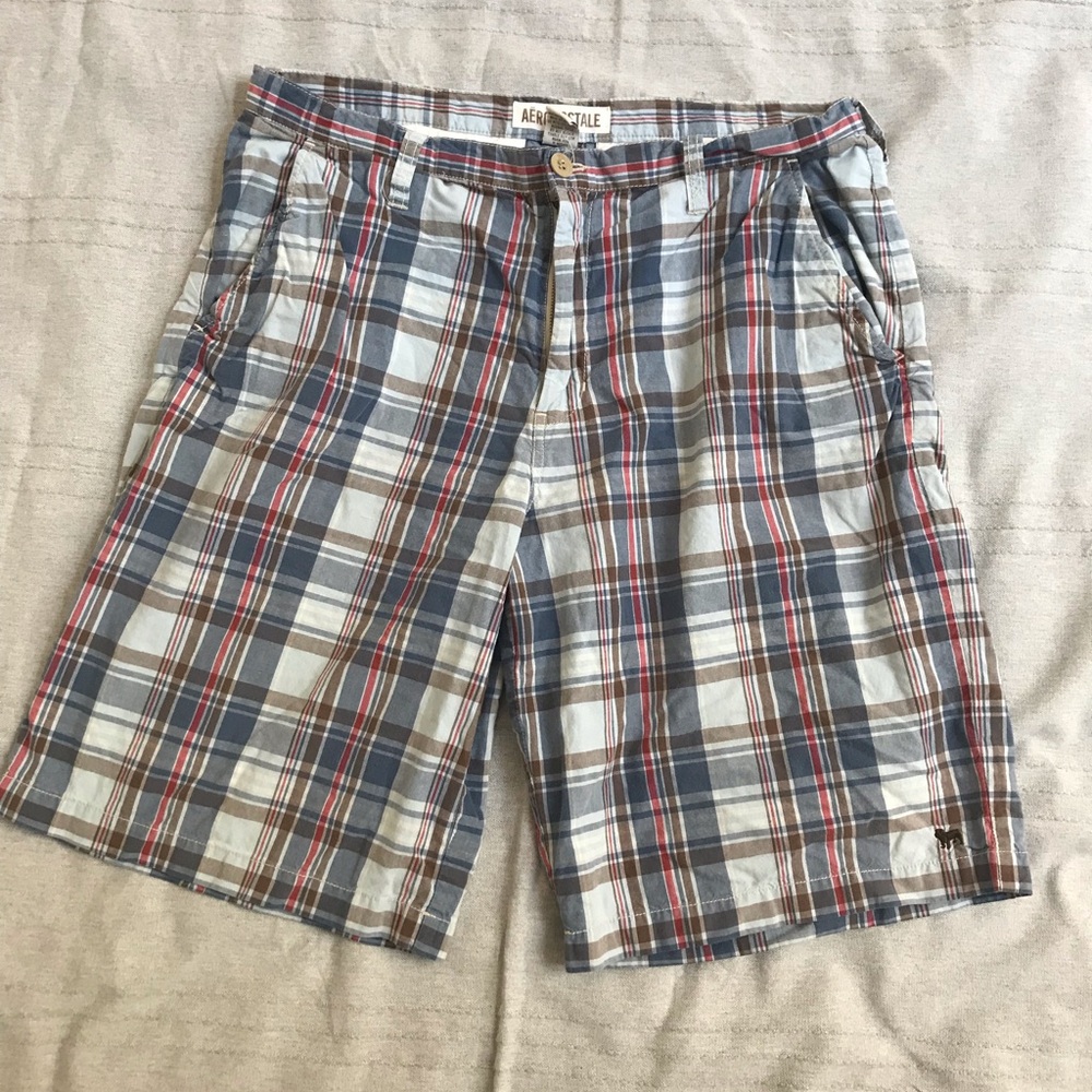 Men’s Aeropostale plaid shorts size 34